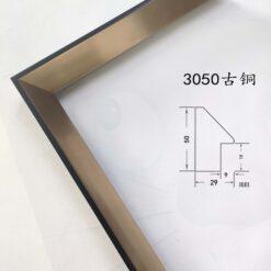 Antique Bronze Solid Wood Picture Frame – 2.9cm Wide | Classic Frame for Oil Paintings and Wall Art