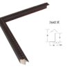 Black Solid Wood Picture Frame – 2.6cm Wide | Classic Frame for Canvas and Wall Art