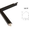 Black Solid Wood Picture Frame – 3.3cm Wide | Bold Frame for Canvas and Wall Art