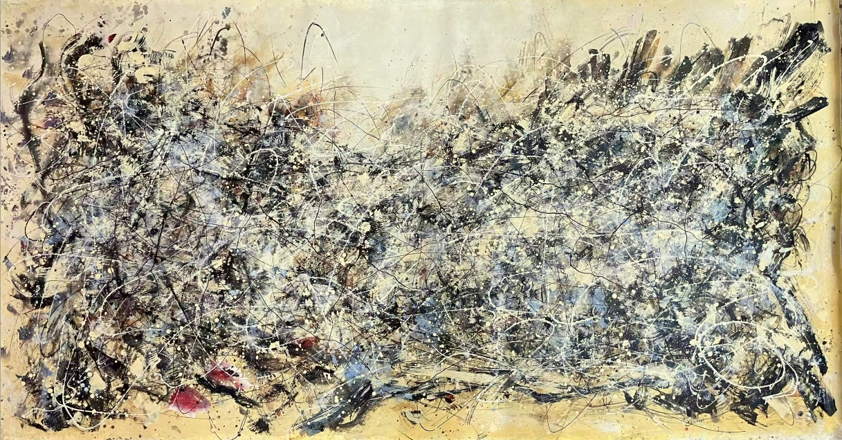 Custom Jackson Pollock Reproduction for a Mexico Client – By DaFen Oil Painting Studio 2 微信截图 20250524005524