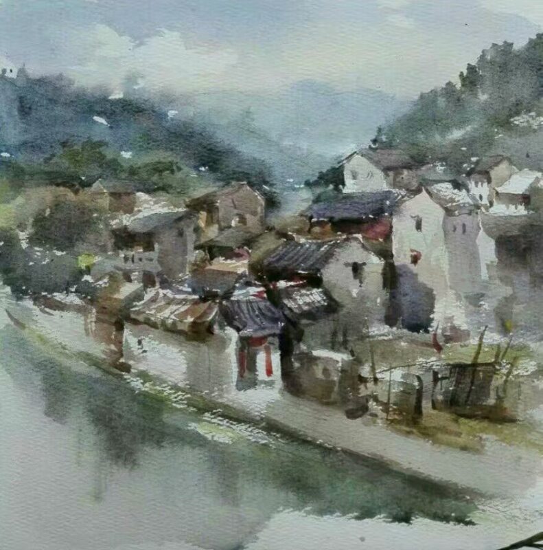 Kemingze: Master of Watercolor from Dafen Village 4 202005071588850947186127