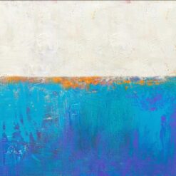 Abstract Blue Seascape Beach Oil Painting | Hand-Painted Ocean Landscape | High-Quality Beach Wall Art | Perfect for Coastal Home & Hotel Decoration
