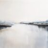 Abstract Sunrise Oil Painting on Canvas | Modern Hand-Painted Wall Art
