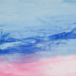 Zao Wou-Ki “Histoire sur la mer” Abstract Oil Painting – Dafen Village Custom Art