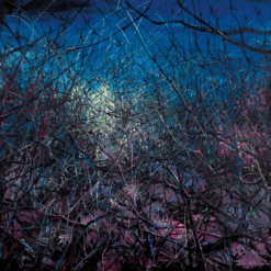 DaFen Oil Painting Studio Hand-Painted Zeng Fanzhi Untitled 07-5 | Abstract Night Scene Contemporary Chinese Art for Wall Decor