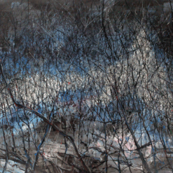 Hand-Painted Replica of Zeng Fanzhi “Untitled 06-3” | Modern Chinese Oil Painting for Home Décor