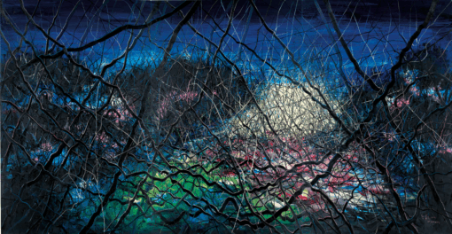 Hand-Painted Reproduction of Zeng Fanzhi “Untitled” | Modern Chinese Expressionism
