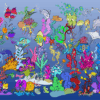 Underwater World Oil Painting Custom | Dafen Village Studio Hand-Painted Ocean Marine Life Wall Art