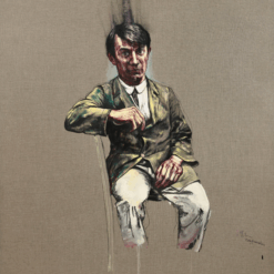 Zeng Fanzhi Oil Painting “Picasso” | Contemporary Chinese Expressionist Art on Canvas, Oil Color Artwork