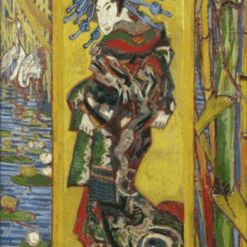 Vincent van Gogh “The Courtesan” La Courtisane Oil Painting Replica | Dafen Studio Hand-Painted Wall Art