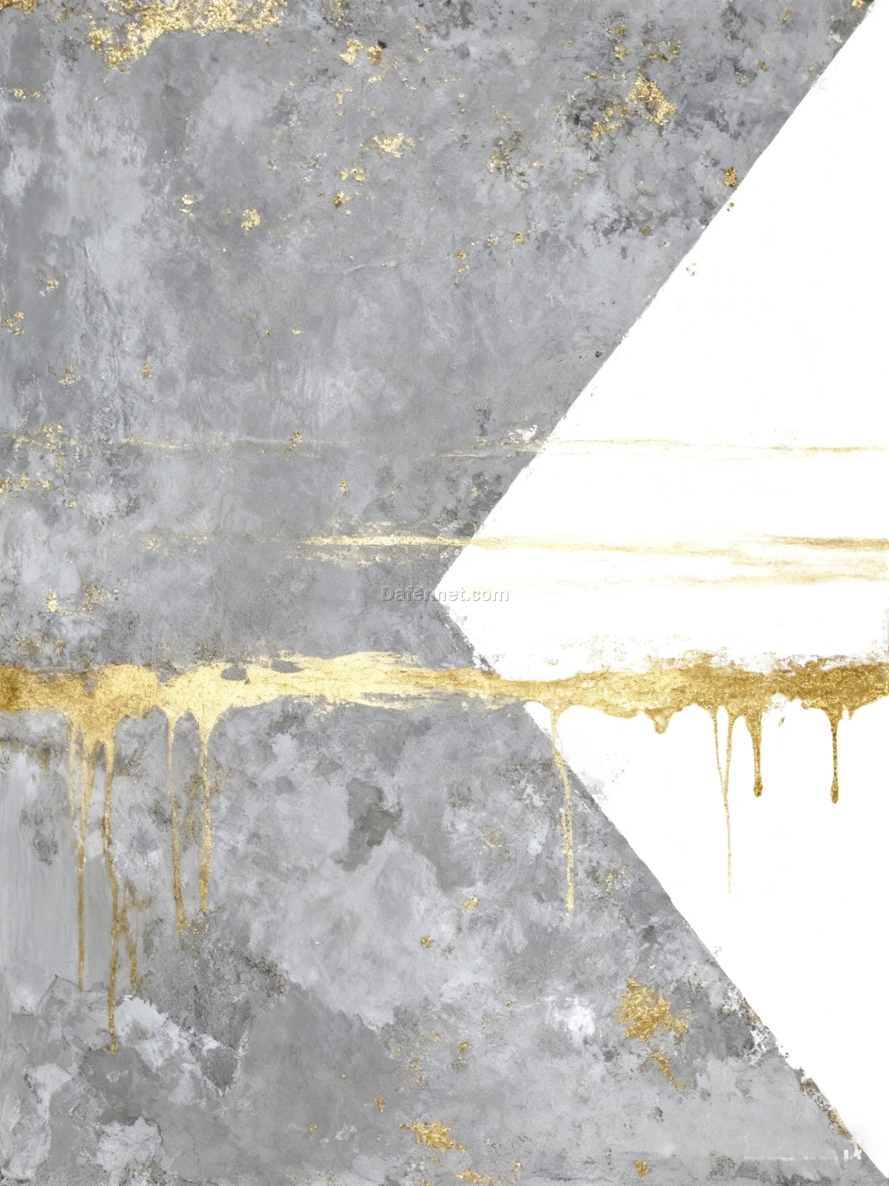 Minimalist White Abstract Oil Painting – Modern Hand-Painted Canvas Wall Art | Dafen Studio