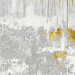 White Abstract Minimalist Oil Painting – Textured Modern Wall Art for Home & Office