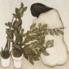 Woman and Urn | Abstract Oil Painting (Handmade to Order)