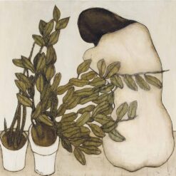 Woman and Urn | Abstract Oil Painting (Handmade to Order)