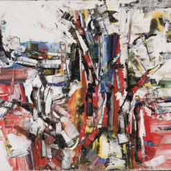 Dafen Village Hand-Painted Abstract Expressionist Oil Painting – Custom Impasto Canvas Art for Modern Home/Office Decor