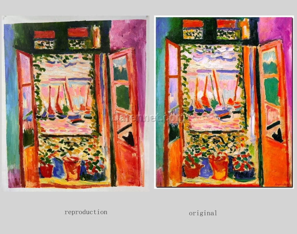 Museum-Quality Reproduction of Matisse’s Open Window, Collioure – Crafted by Dafen Village Oil Painting Studio 1 66