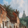 A Sunlit City View – Handmade Oil Painting by Adrianus Eversen | Dutch Cityscape Wall Art for Living Room or Office Décor 2 ScreenShot 2025 11 08 003300 569