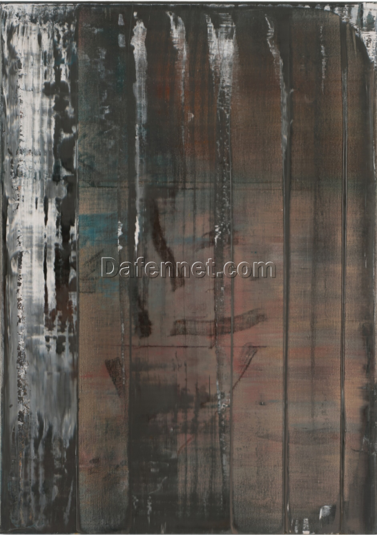 Gerhard Richter – Abstract Painting (Squeegee Style) | Museum-Quality Hand-Painted Reproduction