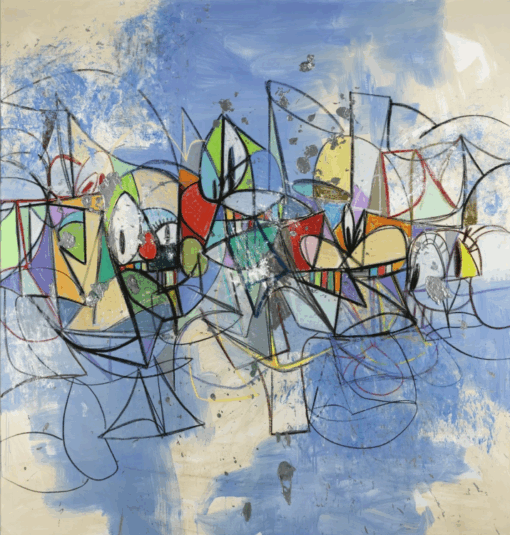 George Condo – Percussion Beats (2014) | Hand-Painted Oil Painting Reproduction | Dafen Village Studio