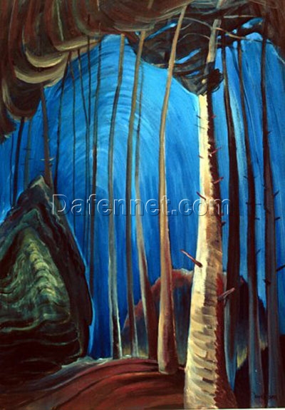 Emily Carr – Blue Sky (1932) | Post-Impressionism & Art Nouveau | Museum-Quality Hand-Painted Reproduction