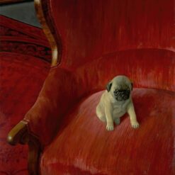 Thomas Theodor Heine, Siegfried 1921, Pug Oil Painting