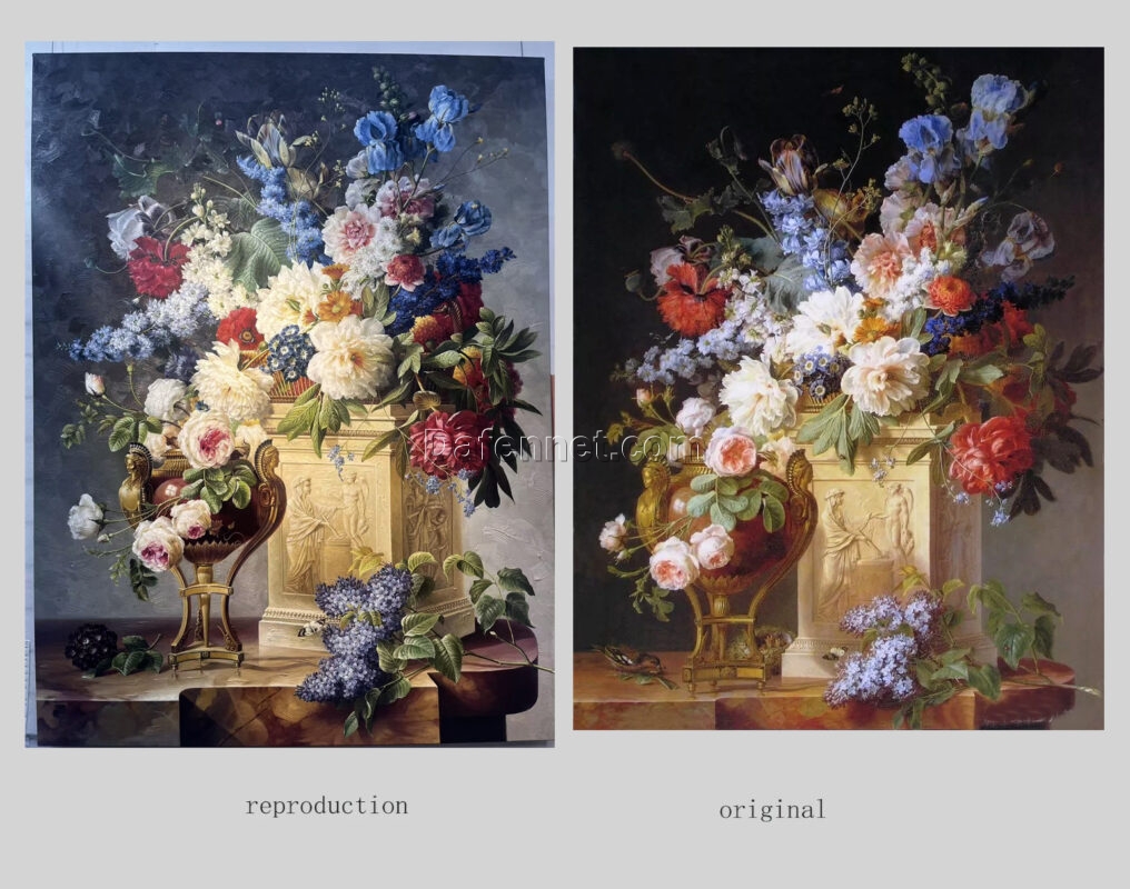 Dafen Village Oil Painting Studio Recreates a Hyper-Realistic Floral Masterpiece by Cornelis van Spaendonck 1 55
