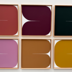 Dafen Village Oil Painting Studio Reproduction – Set of 6 Hand-Painted Minimalist Oil Paintings (24"×24")