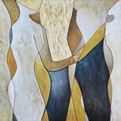 moderno-abstracto-silueta-humana-pintura-al-óleo-tonos-terrosos-decoración