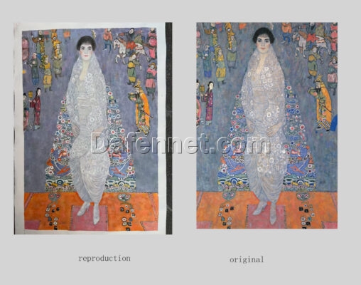 Hand-Painted Reproduction: Gustav Klimt - Portrait of Baroness Elisabeth Bachofen-Echt