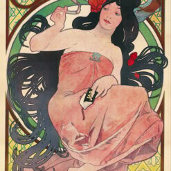 Alphonse Mucha JOB 1894 óleo pintado a mano reproducción