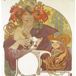 Alphonse Mucha Bieres de la Meuse 1897 cuadro al óleo pintado a mano reproducción