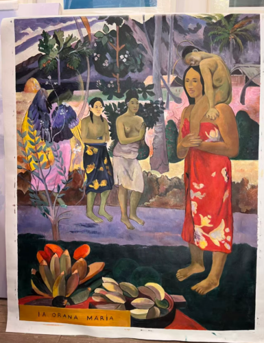 Ia Orana Maria by Paul Gauguin - Hand-Painted Oil Reproduction photo review
