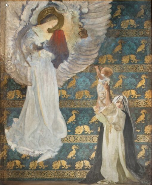 Edwin Austin Abbey – The Quest and Achievement of the Holy Grail – Hand-Painted Oil Reproduction Series