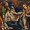 Pietà by El Greco hand-painted oil on canvas reproduction museum quality
