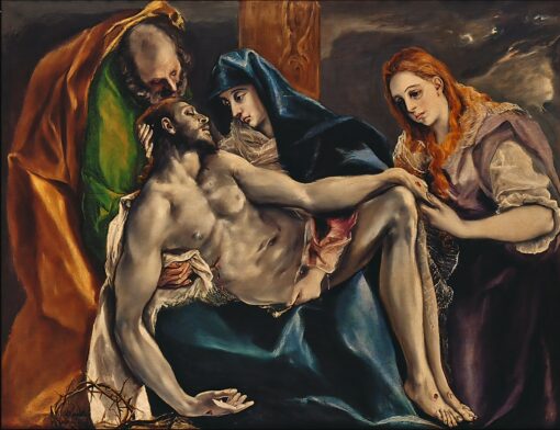 Pietà (After El Greco) – Museum-Quality Hand-Painted Oil Reproduction