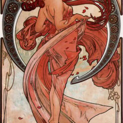 Alphonse Mucha Danza 1898 óleo pintado a mano reproducción