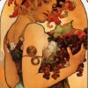 Alphonse Mucha Fruit 1897 hand painted oil painting reproduction