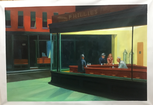 Nighthawks (1942) - Edward Hopper's Masterpiece of Social Realism, Featured at the Art Institute of Chicago photo review