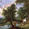 Jan van Kessel der ltere - El Jardín del Edén 1659 -
