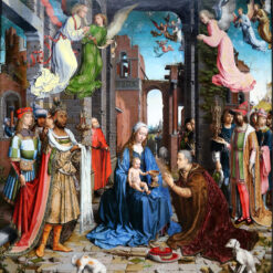 Museum-Quality Hand-Painted Reproduction: The Adoration of the Kings by Jan Gossaert
