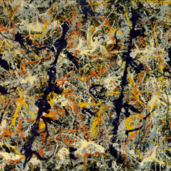Hand-Painted Jackson Pollock Style Reproduction