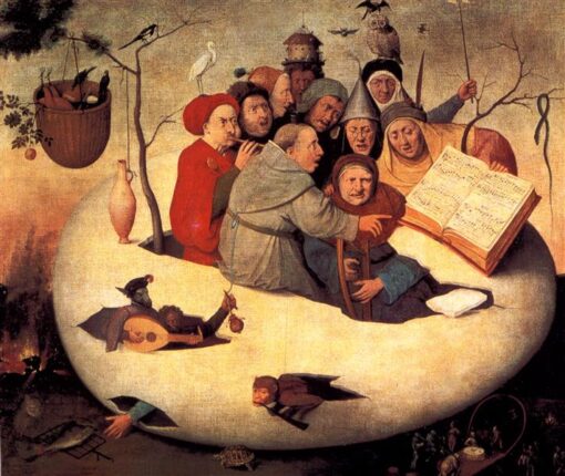 The Concert in the Egg – Hieronymus Bosch Oil Painting Reproduction | DaFen Studio