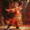 "The General's Triumph" Majestic Chinese Opera Warrior (Da Ma Dan) - Canvas Print