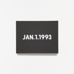 On Kawara Today Series Hand-Painted Canvas | JAN. 1, 1993 Museum Quality Reproduction