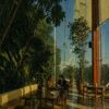 Hand-Painted Realistic Oil Painting | Sunlit Indoor Café Scene, Custom Museum-Quality Artwork