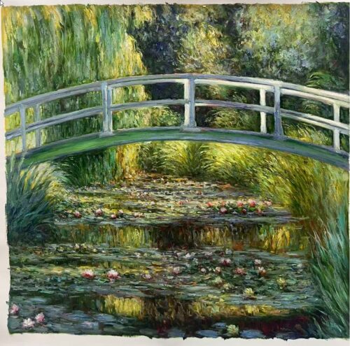 Claude Monet 'The Japanese Bridge' (1899) – Exquisite Oil Reproduction of Iconic Impressionist Landscape photo review