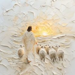 Jesus Good Shepherd painting