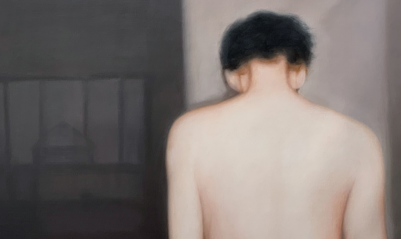 Hand-Painted Gerhard Richter-Style Blurred Back Figure Oil Painting | Museum-Quality Replica from Dafen Village Studio 2 Hand-Painted Gerhard Richter-Style Blurred Back Figure Oil Painting | Museum-Quality Replica from Dafen Village Studio oil painting by Dafen Oil Painting Village Studio