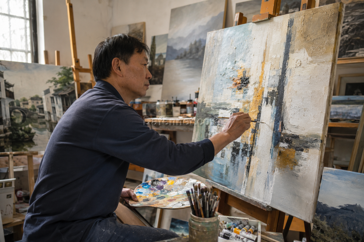 Dafen Oil Painting Village: A Booming Hub for Global Art Export 2 Dafen Oil Painting Village: A Booming Hub for Global Art Export oil painting by Dafen Oil Painting Village Studio