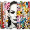 Hand-painted Urban Pop Art portrait graffiti style Dafen studio